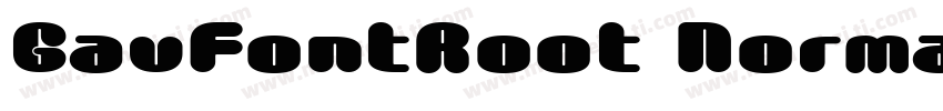 GauFontRoot NormalMacromedia Fontog字体转换